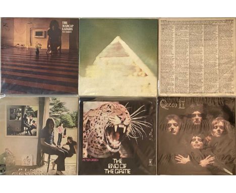 A quality selection of around 44 LPs. Artists. titles include Faust - The Faust Tapes (VC501, Ex), Queen - Queen II (EMA 767)