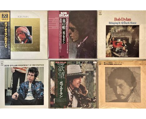 Here we have a quality selection of 15 LPs, all Japanese pressings by Bob Dylan. Titles include Highway 61 Revisited (SONP 50