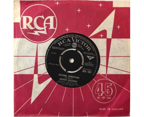 GRAHAM GOULDMAN - UPSTAIRS, DOWNSTAIRS C/W CHESTNUT 7" (ORIGINAL UK RCA VICTOR RELEASE - RCA 1667). A wonderful double header