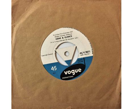 GENE &amp; EUNICE - I'M SO IN LOVE WITH YOU 7" (ORIGINAL UK VOGUE RELEASE - 45/V 9071). Top rarity from Gene &amp; Eunice wit