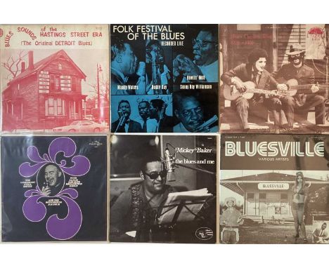 BLUES - LPs. Some real treats with this collection of 16 x LPs. Artists/titles are Blues Sounds Of The Hastings Street Era (T