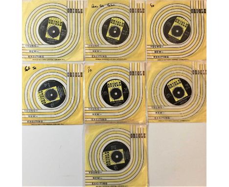 ORIOLE UK 7". Excellent collection of 7 UK issued 7" on Oriole. Christine Quaite - Oh My! (45 CB 1739, VG+ with some scuffs),