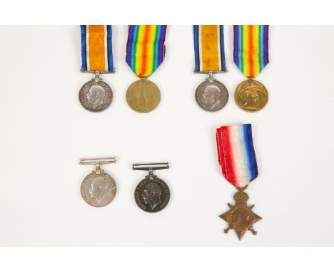 Pair: BWM, Victory (3107420 Pte A.E. Beckett, 102-Can Inf), VF; ditto pair: BWM, Victory (250069 Cpl R Fortescue 102-Can Inf)