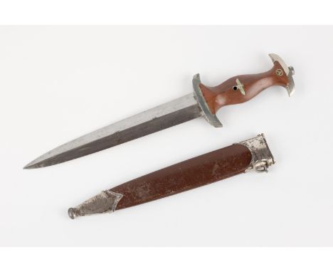 A Third Reich SA dagger, the blade bearing RZM mark over M7/13 (Arthur Schuttelhofen &amp; Co), the hilt with plated grey met