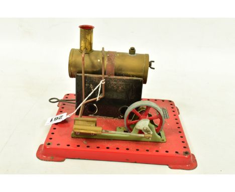 AN UNBOXED MAMOD LIVE STEAM ENGINE, No.S.E.1, not tested, playworn condition and has been fired but appears largely complete 