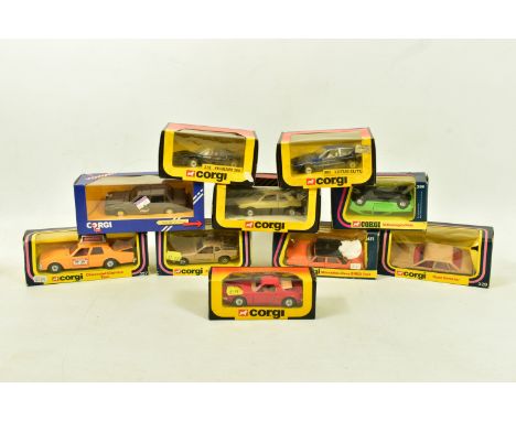 A QUANTITY OF ASSORTED BOXED LATER ISSUE CORGI TOYS CARS, to include Volkswagen Polo, No.289, Ferrari 308GTS, No.378 and Rena