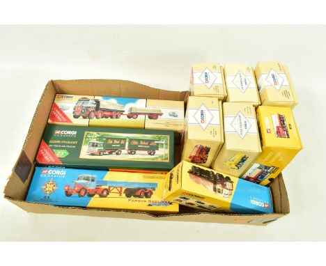 A QUANTITY OF ASSORTED BOXED CORGI CLASSICS LORRY AND TRUCK MODELS, including examples from the Building Britain, Famous haul
