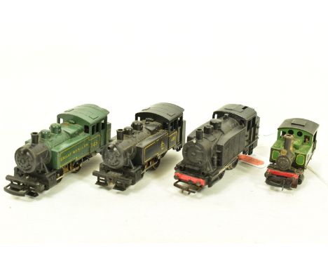 FOUR BOXED HO/OO GAUGE TANK LOCOMOTIVES, assorted continental outline examples by Lima, Jouef Playcraft (P831), with an unmar
