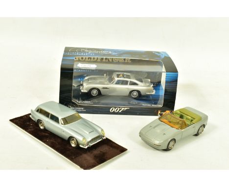 THREE BOXED 1/43 SCALE ASTON MARTIN SPORTS CAR MODELS, Provence Moulage DB5 Break de Chasse, No.K267,  has some minor damage 