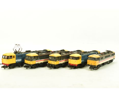 FIVE BOXED LIMA OO GAUGE CLASS 87 LOCOMOTIVES, 'City of Birmingham' No.87 009 (L205195), 'Lord Nelson' No.87 018 (L205185), b