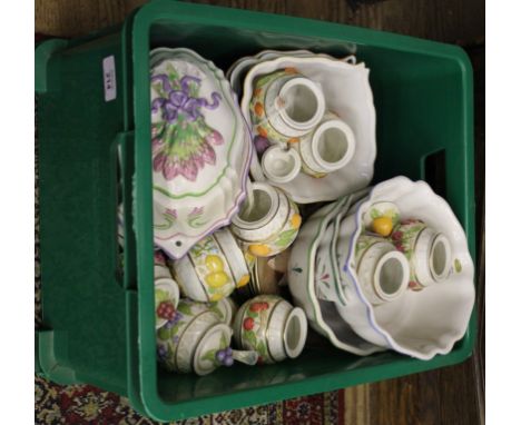 A selection of Franklin Mint 'Le Cordon Blu' ceramic kitchen ware, to include jelly moulds, bowls, marmalade pots, plates, et