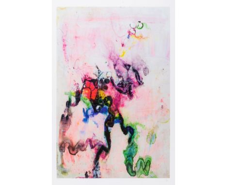 δ Frank Bowling (b. 1934)Benjamin RunLithograph printed in colours, 2020, signed and numbered from the edition of 40 in penci