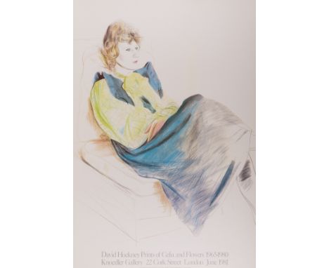 δ David Hockney (b. 1937) after.David Hockney Drawings (Baggott 61)Offset lithograph printed in colours, 1981, published for 