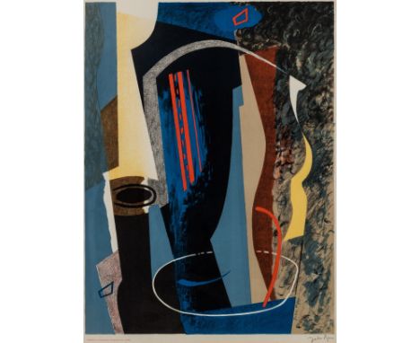 δ John Piper (1903-1992)Abstract Composition (Levinson 7)Lithograph printed in colours, 1936, signed in pencil, published by 