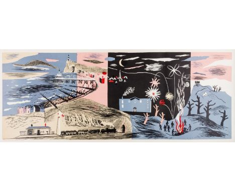 δ John Piper (1903-1992)Nursery Frieze II (Levinson 9)Lithograph printed in colours, 1936, published by Contemporary Lithogra