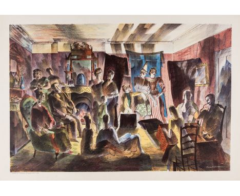 δ Barnett Freedman (1901-1958)CharadeLithograph printed in colours, 1936, published by Contemporary Lithographs Ltd., London,