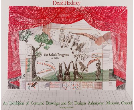 δ David Hockney (b. 1937) after. David Hockney: An Exhibition of Costume Drawings and Set Designs (Baggott 67)Offset lithogra