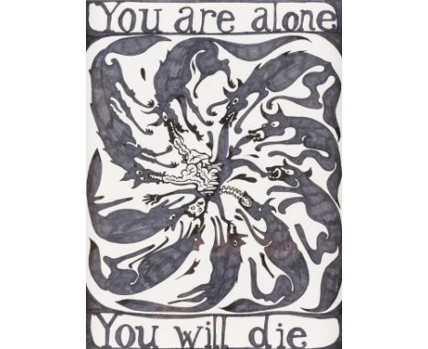 δ Grayson Perry (b.1960)You are AloneInk on paper, 2005, signed and dated verso in black ink, 295 x 210mm (11 5/8 x 8 3/8in)δ