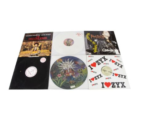 12" Singles, approximately one hundred 12" Singles, mainly from the Seventies and Eighties and including Picture Discs, Colou