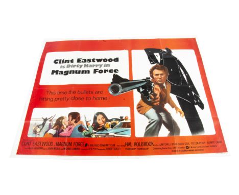 Clint Eastwood UK Quad Poster, Magnum Force (1973) UK Quad poster, with Clint Eastwood as "Dirty Harry" - measures 30" by 40"