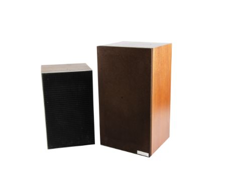 Speakers, two pairs of speakers - a pair of Mission Electronic 2-way reflex speaker system,  together with a pair of Leak 202