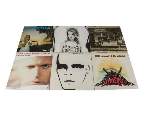 LP Records, approximately eighty albums of various genres with artists including Bob Marley, Tubeway Army, Gary Numan, OMD, A