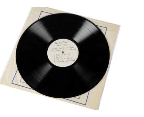Manfred Mann's Earth Band Promo, Excerpts from The Roaring Silence - One Sided Test Pressing Promotional LP with four tracks 