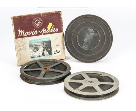 16mm Films, forty small reels (400 feet) of instructive films, Cuckoo Clock, numerous unmarked together with four large reels