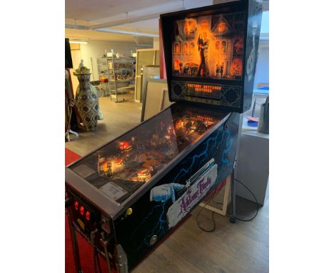 1992 Bally The Adams Family pinball machine. This is an early production (with the blue lightning) in very good working condi