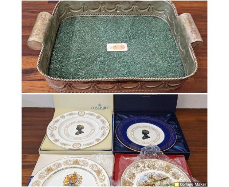 Collectors plates to include Coalport Silver Jubilee limited edition 1/500, 28cm dia, Aynsley, Spode, and another Coalport 43