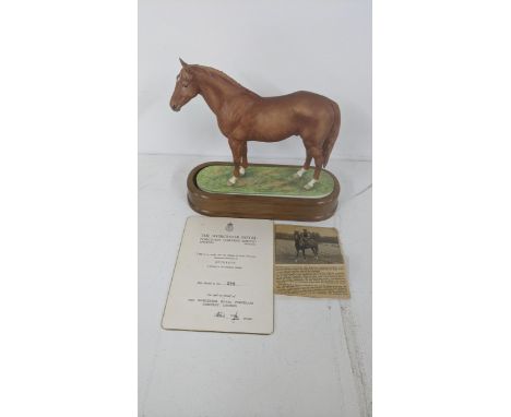 A Royal Worcester race horse No. 298/500 Hyperion with certificateLocation:If there is no condition report shown, please requ