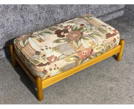 Stunning ercol blonde upholstered foot stool
