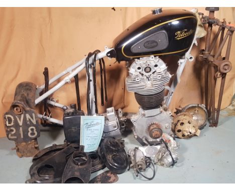 c. 1937 Velocette KSS Project, 350 cc. Registration number DVN 218 (not registered with DVLA). Frame number TBC. Engine numbe