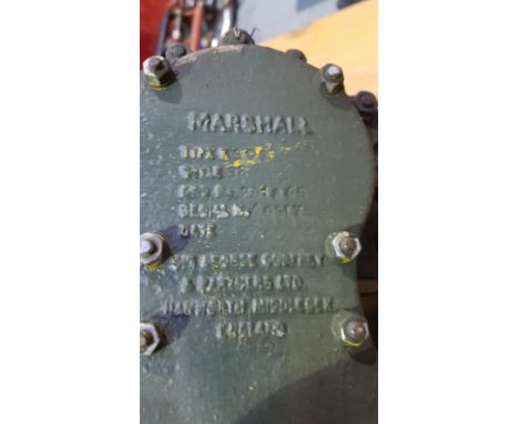 An ex MOD Marshall Supercharger, type X300, with a pipe.