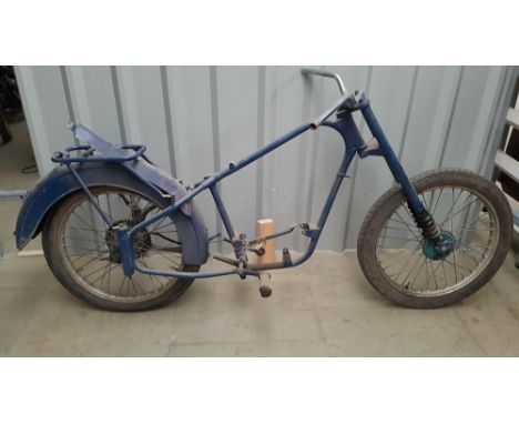 1953 James Cadet, Project, 122 cc. Registration number WSK 238. Frame number not found. Engine number 618A 5469 (see text). J