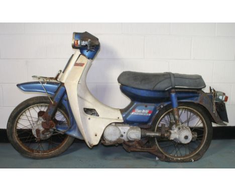 1984 Yamaha Townmate, 79 cc. Registration number B672 UVH (see text). Frame number unknown. Engine number unknown. The "Town 