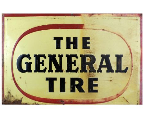 *A The General Tire enamel and tin single sided sign, (reduced), 69 x 106 cm.