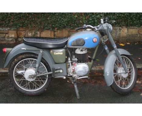 1958 James Captain 197 cc. Registration number WVS 702 (non- transferable). Frame number AK7-313. Engine number 652B133. Jame