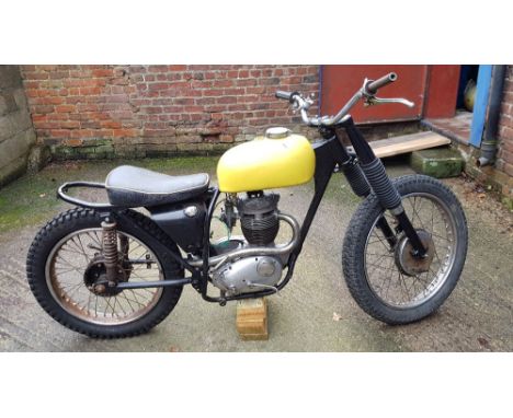 1964 BSA C15T trials project, 343 cc. Registration number AVN 1B. Frame number C15C 1394. Engine number B40FSS 267 With its h