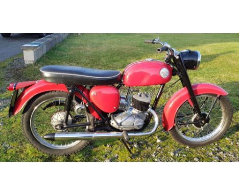 1967 BSA Bantam Supreme, 175 cc. Registration number KTL 286E (non- transferable). Frame number D10 7324. Engine number D10 3