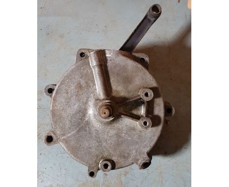 c. 1924 unknown make of engine and flywheel, stamped model 1924 and numbered 26326, buyers should check how complete this lot