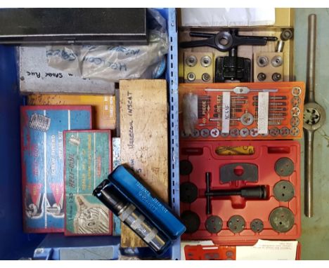 Various helicoil thread repair kits and other similar tools.