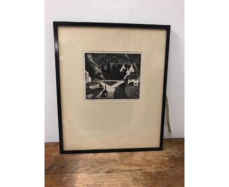 Framed limited edition print 'The Steam Roller' by Alice N Coats