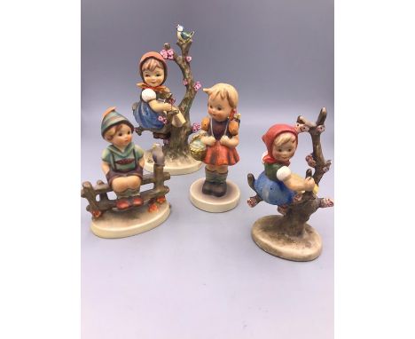 Four Hummel Figures