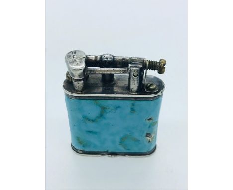A Vintage silver lighter by Dunhill, hallmarked and with W&amp;G makers mark.