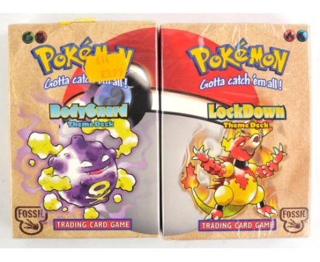 Pokemon TCG. Two Pokemon Fossil Theme Decks Sealed, includes one Lockdown and One Bodyguard theme deck. Theme Decks are in Ex