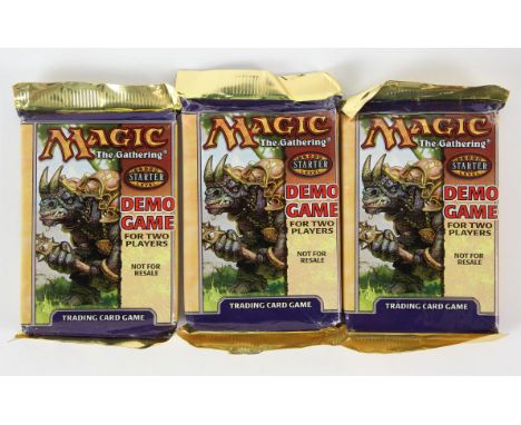 Magic The Gathering - Starter 2000 Demo Game Boosters. This lot contains three Demo Game booster packs designed to teach peop