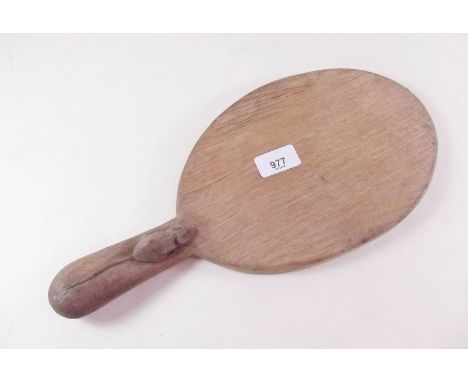 A Robert Thompson Mouseman oak chopping board