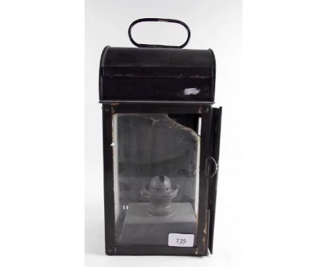 An old brass lantern 