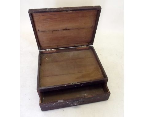 An old pine toolbox 